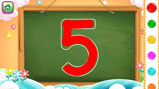 Screenshot of Numbers, ABC, Spelling Tracing