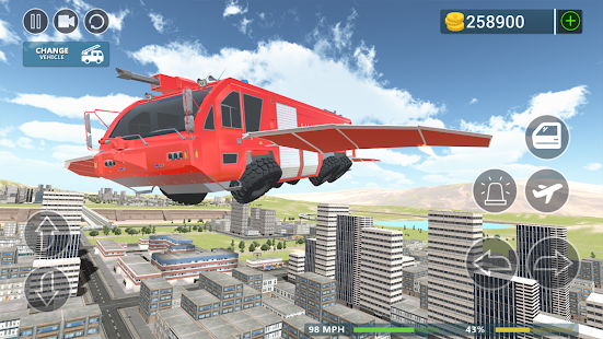 Fire Truck Flying Car 1.19 APK screenshots 15