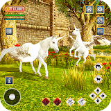 Flying Unicorn Horse Simulator icon