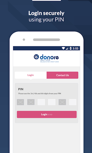 Android application Donore Credit Union screenshort
