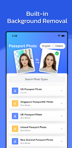 Passport Photo Maker - ID/VISA Screen 2