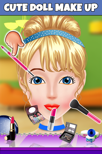 Cute Doll Girls Makeover Games Screen 3