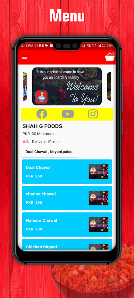 Shah G Foods F11-ISB Screen 2