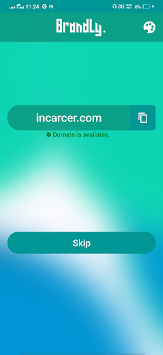 Brandly - AI Company Name Idea Screen 2
