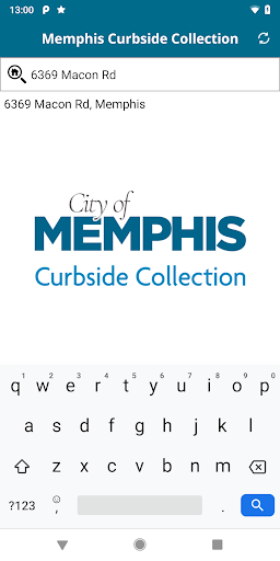 Memphis Curbside Collection Screen 2