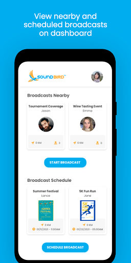Android application SoundBird screenshort