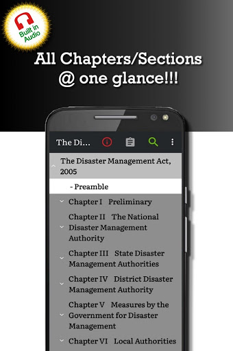 Android application Disaster Management Act 2005 screenshort