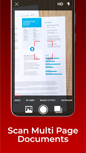 Android application ScanCan screenshort