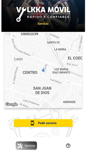 Android application Vulkka Movil screenshort