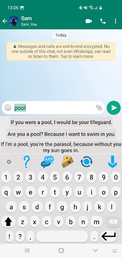 Android application Creative Keyboard screenshort