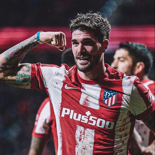 Rodrigo de Paul 4K Wallpaper logo