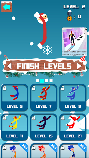 Superhero Hook Stickman Swing