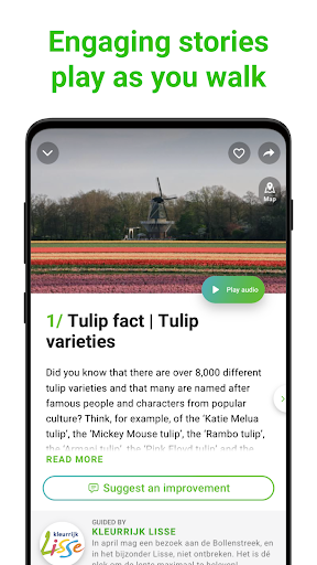 Lisse Tour Guide:SmartGuide Screen 2