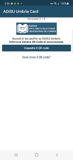 Android application ADiSU Umbria Card screenshort