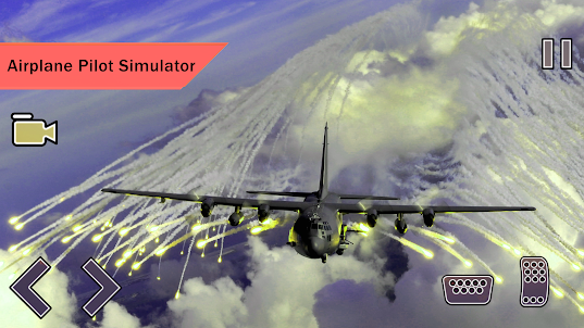 Airplane Pilot Simulator Plane