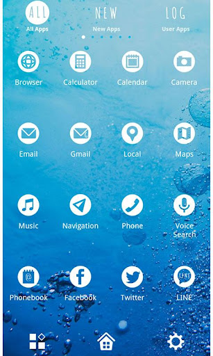 Sea wallpaper-Deep Blue- Screen 3