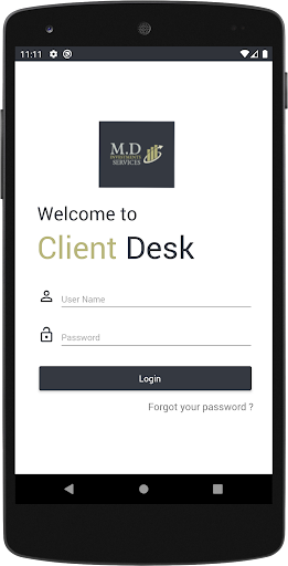 Android application MD Investments screenshort