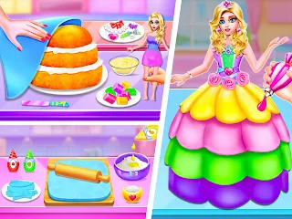 Doll House Cake Maker Game - Screenshot 1
