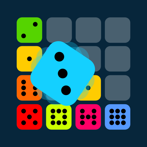 dotsup : Merging dice puzzle g logo