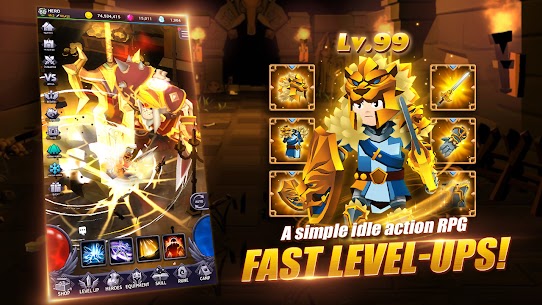 AFK Dungeon Idle Action RPG v1.1.44 Mod Apk (Menu/Defanse/Unock) Free For Android 1