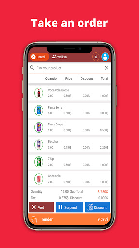 Android application Retail POS Cloud screenshort