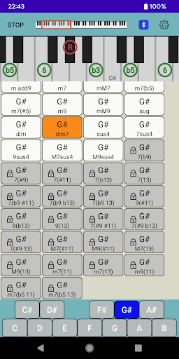 Chords Pad Screen 2