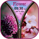 3D Flower Zipper Lock Screen icon