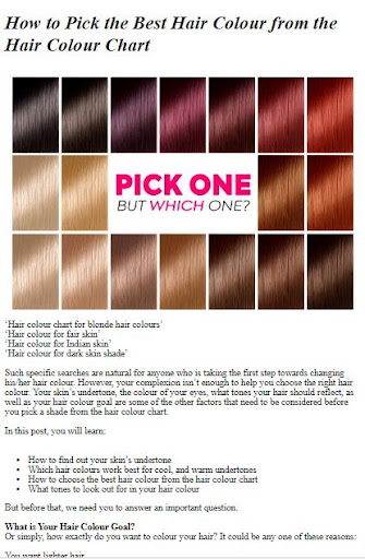 How To Choose Hair Color Screen 3