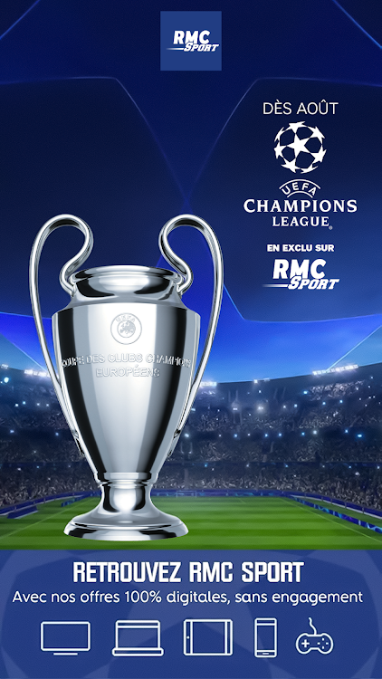 RMC Sport – Live TV, Replay - New - (Android)