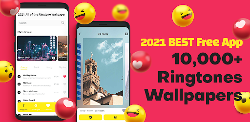 Android application 2021 All of the Ringtone Wallp screenshort