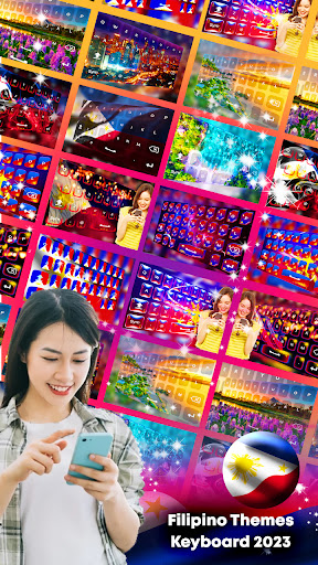 Android application Filipino Keyboard 2023 screenshort