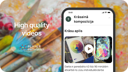 Android application Player Pathway screenshort