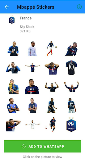 Kylian Mbappé Stickers Screen 2