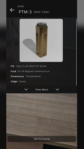 Android application EODynamics Ordnance Library screenshort