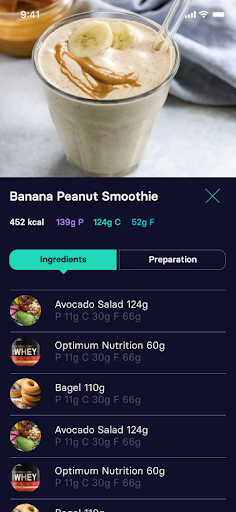 Traact Nutrition Screen 3