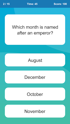 Android application Quiz Trivia Game screenshort