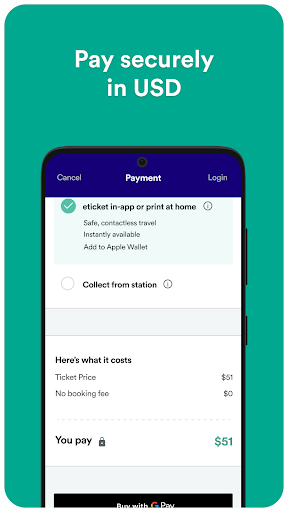 Screenshot of Trainline: Train travel Europe