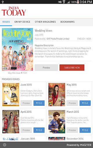 Android application WV Magazine screenshort