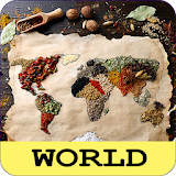 World recipes app offline icon