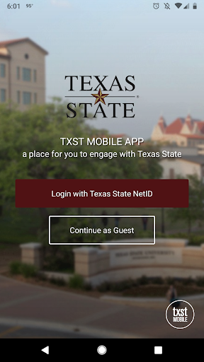 Android application Texas State Mobile screenshort