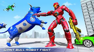 Police Bull Robot Truck Games - Screenshot 1