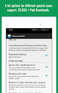 WiFi Web Login Screenshot