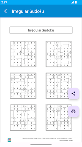 Irregular sudoku sale