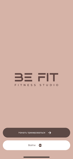 Android application BeFit Online screenshort