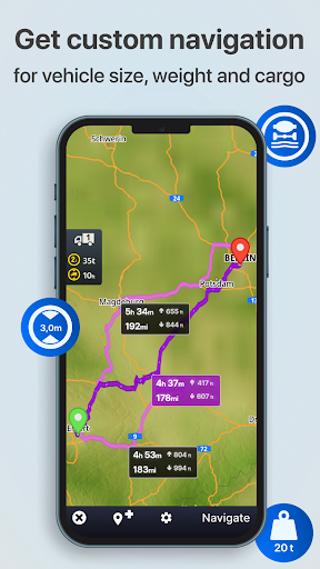 Sygic GPS Truck & Caravan - Maps & Navigation - apps