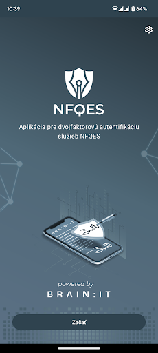 Android application NFQES Qualified Authenticator screenshort