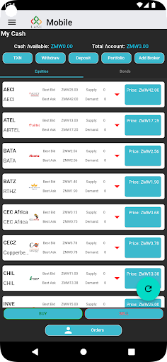 LuSE Mobile Screen 3