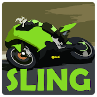 Sling Bike Game - Sling at corners to turn