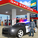 Cover Image of Download Police Car Wash Service: Gas Station Parking Games 1.3 APK