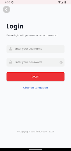 Android application Vachi Education screenshort